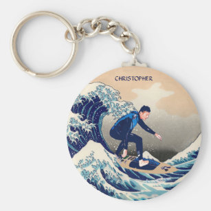 Surfing Surfer Summer Beach Cool Gift #8365 IP02 Shaka Surf Hand Keyring