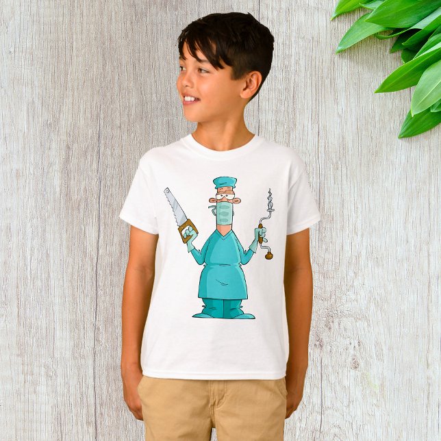 Funny Surgeon Cartoon Hilarious Medical Humor  T-Shirt (Creator Uploaded)