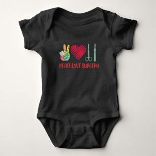 Funny Surgery Surgical Technologist Medical Work Baby Bodysuit