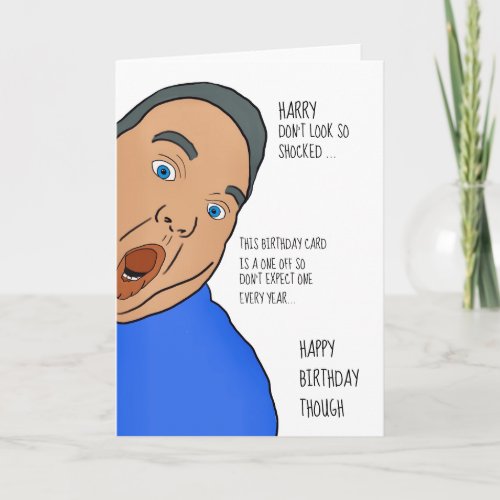 Funny Surprise Birthday Card