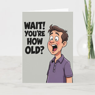Funny Surprise Birthday Card