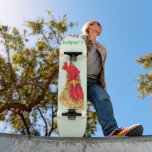 Funny Surprised Rooster Skateboard - Custom Text<br><div class="desc">Customizable - Funny Skateboard with Surprised Curious Rooster - What ? - Cartoon Fun Drawing and Playful Text - or Choose / Add Your Unique Text / Font / Color / Size - Make Your Special Skateboards Gifts - Resize and move or remove and add elements / image with Customization...</div>