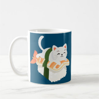 Funny Sushi Cats for all Cat Lovers Coffee Mug