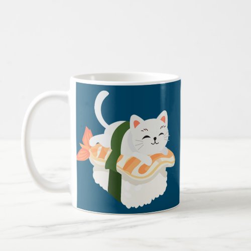 Funny Sushi Cats for all Cat Lovers  Coffee Mug