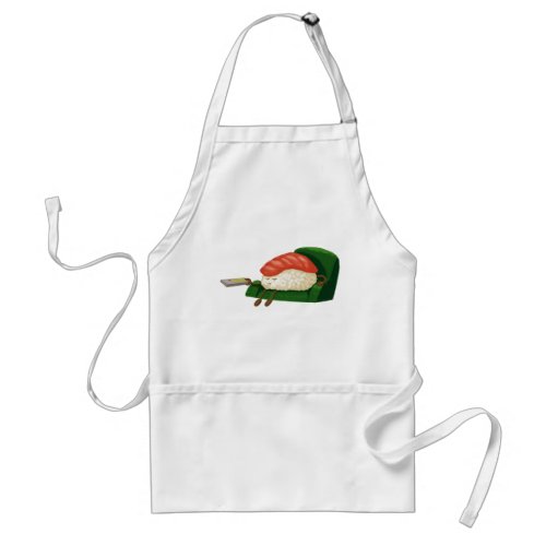 Funny Sushi TV Dinner Apron