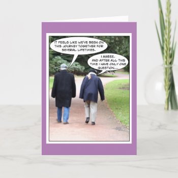 Funny & Sweet Anniversary Card by TheCardOutlet at Zazzle