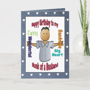 Funny Sweet Cartoon Personalized Happy Birthday Card