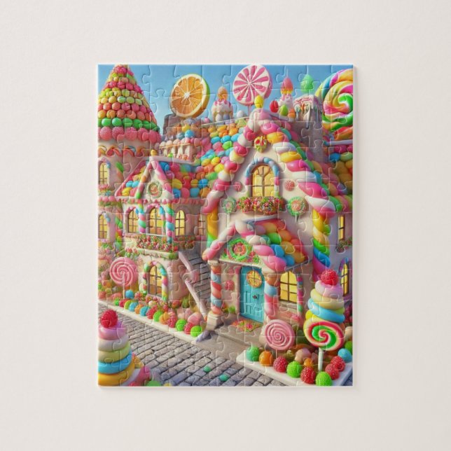 Funny Sweets House Puzzle Series 2 (Vertical)