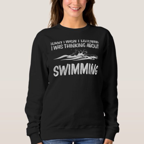 Funny Swim For Men Women Swimming Breaststroke Swi Sweatshirt
