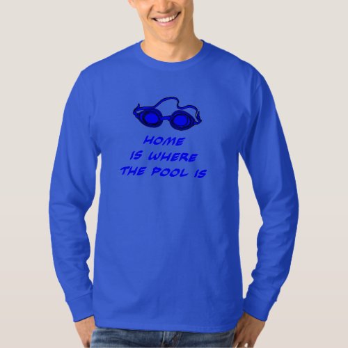 Funny Swim Quote _ Long_Sleeve Shirt for Swimmers