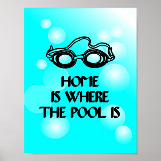Funny Swim Quote - Poster