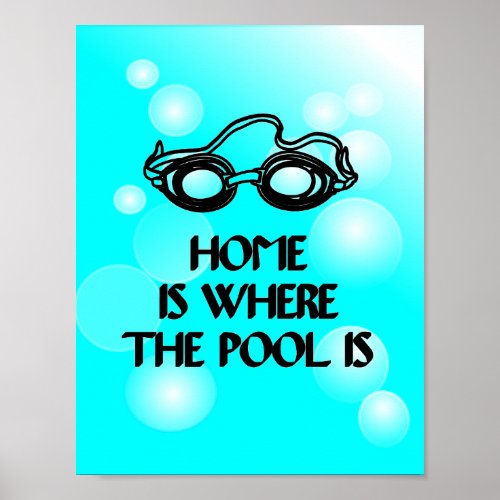 Funny Swim Quote _ Poster