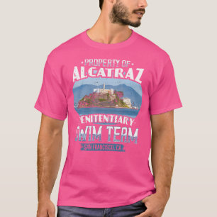 Funny Swimming Alcatraz Swim Team T-Shirt