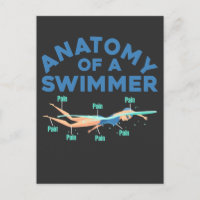 Funny Swimming Anatomy Of A Swimmer Water Sport