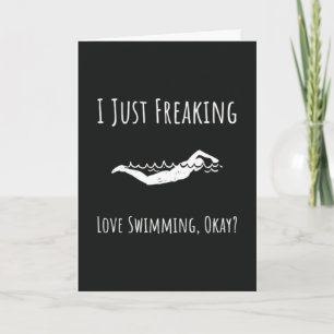 Funny Swimming Cards Swim Team Swimmer Sports 