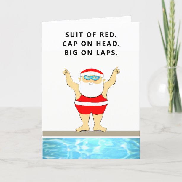 Swimming Christmas Cards | Zazzle - 100% Satisfaction Guaranteed!