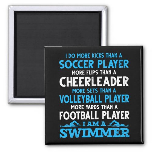 Funny Swimming Definition Swimmer Magnet