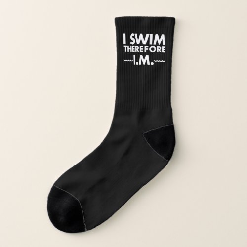 Funny Swimming For A Swimmer Who Swims IM Socks