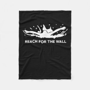 Funny Swimming Gift Swimmer Sport Swim Team Fleece Blanket