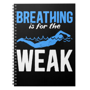 Funny Swimming Humor Swimmer Notebook