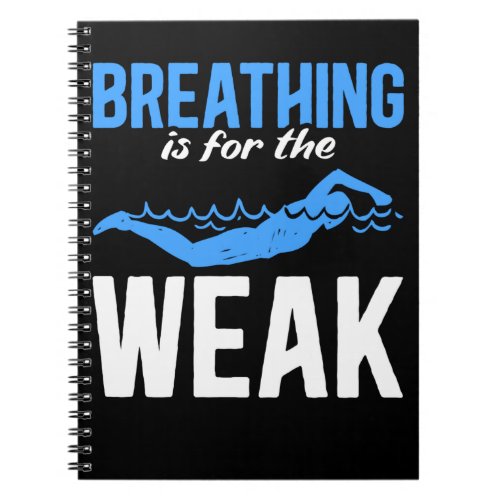 Funny Swimming Humor Swimmer Notebook