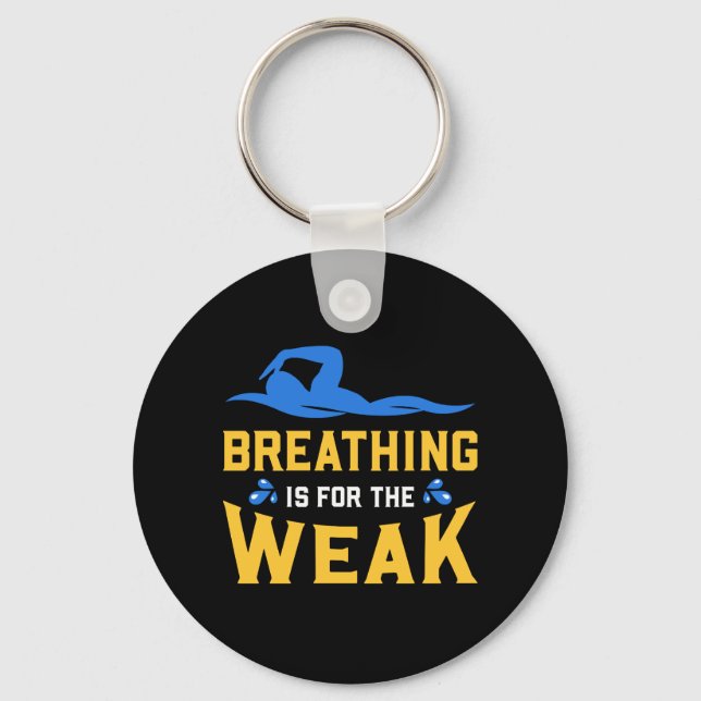 Funny Swimming Keychain (Front)