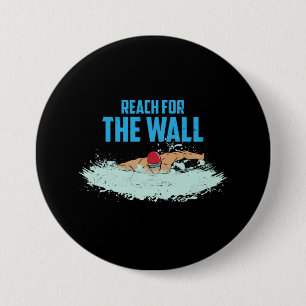 Funny Swimming Quote Swimmer Gift Button