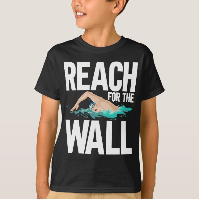 Funny Swimming Team Swimmer Quotes T-Shirt (Front)