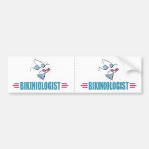 Funny Swimwear Bikini Bumper Sticker