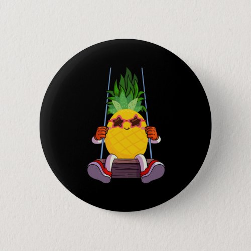 Funny Swinging Pineapple Swinger Button