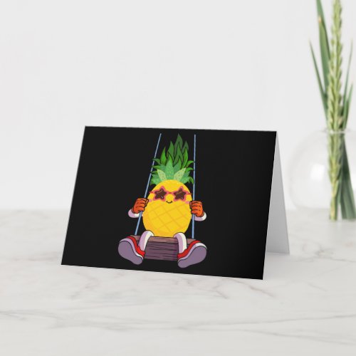 Funny Swinging Pineapple Swinger Card