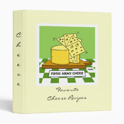 Funny  Swiss Cheese Cartoon Recipes Recipe Binder