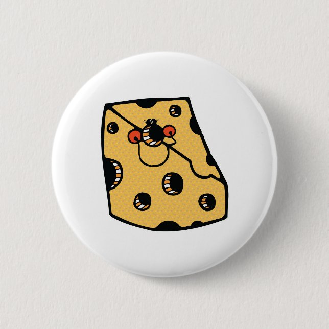 funny swiss pinback button (Front)