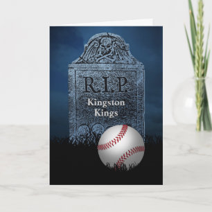 Funny Sympathy Card for Opponent's Baseball Team