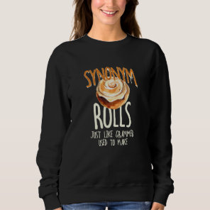Funny Synonym Rolls Grammar product English Teache Sweatshirt