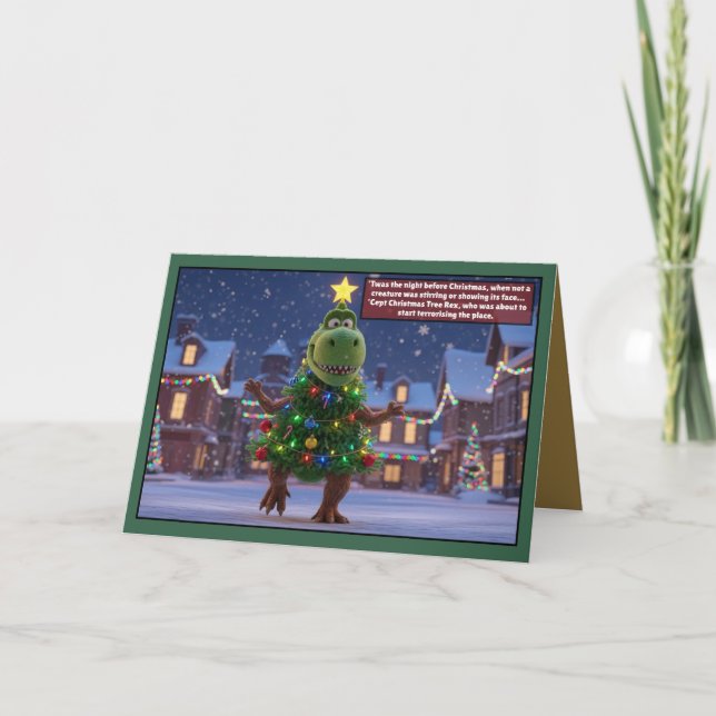 Funny T Rex Card (Front)
