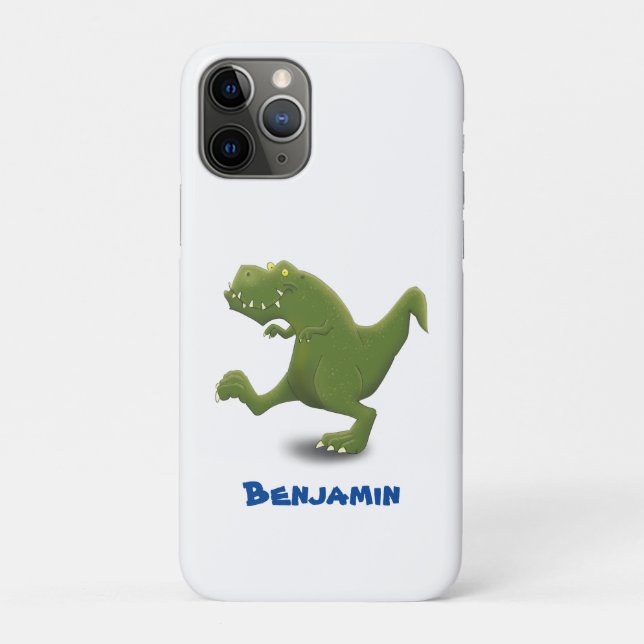 Funny T rex dinosaur cartoon humor  Case-Mate iPhone Case (Back)