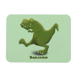 Funny T rex dinosaur cartoon humor Magnet