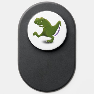 Funny T rex dinosaur cartoon humor PopSocket