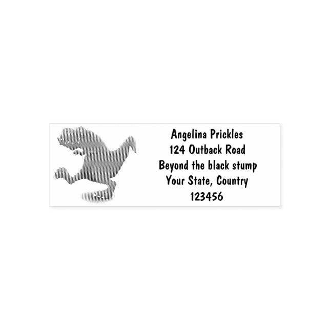 Funny T rex dinosaur cartoon humor  Self-inking Stamp (Design)