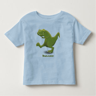 Funny T rex dinosaur cartoon humor Toddler T-shirt