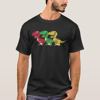 Funny t rex dinosaur Christmas T-Shirt
