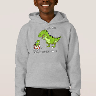 Funny T-Rex Dinosaur Dad Does God Exist Atheist Hoodie