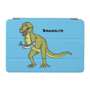 Funny T rex dinosaur illustration iPad Mini Cover