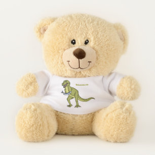 Funny T rex dinosaur illustration Teddy Bear