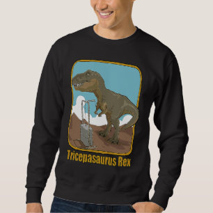 Funny T Rex Dinosaur I'm Unstoppable Bodybuilding Sweatshirt