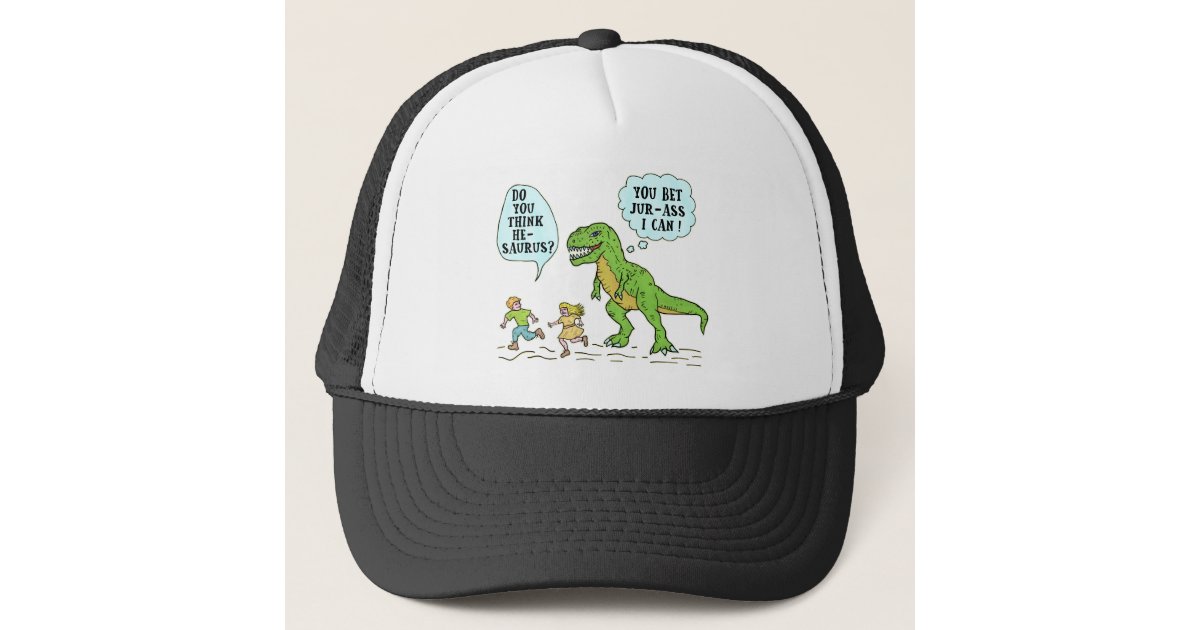 Jurassic Park Dinosaur Man Trucker Caps Men Funny Hat Fashion