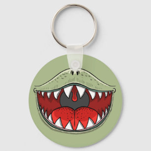 Funny T-Rex Dinosaur Mouth Kids Cartoon Keychain