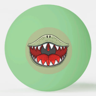 Funny T-Rex Dinosaur Mouth Kids Game Ping Pong Ball