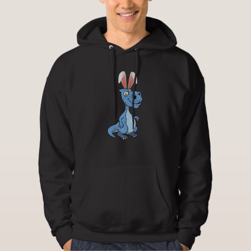 Funny T Rex Easter Bunny Dinosaur  Boys Girls Kids Hoodie